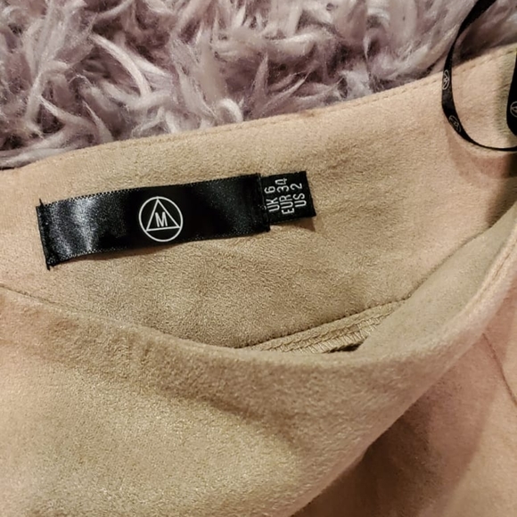 Missguided faux suede high waisted leggings - Picture 3 of 5